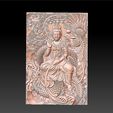 guanyin_with_dragon_and_phoenix6.jpg Free STL file guanyin with dragon and phoenix・3D print model to download