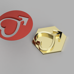 Mars_Gem.png Archivo STL KIT DE EXPANSIÓN DE SAILOR MARS PARA LA VARITA DE TRANSFORMACIÓN・Diseño imprimible en 3D para descargar