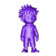 Megumi Fushiguro Chibi JJK.stl Jujutsu Kaisen Figures Pack (STL) - Gojo, Itadori, Nobara, Megumi - 3D Printable