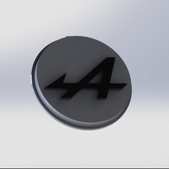 hub-alpine-5.png Télécharger fichier STL renault 5 alpine enjoliveur de jante aluminium renault 5 alpine • Objet pour imprimante 3D, j3d