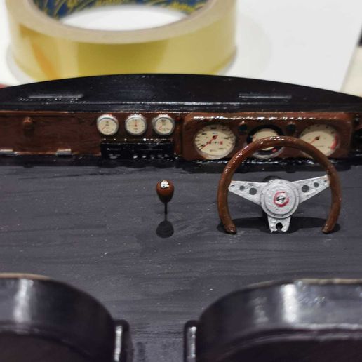 1/10 Tamiya Rover Mini Cooper interior