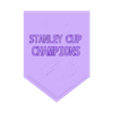 2019-20 STANLEY CUP BANNER.stl Tampa Bay Lightning 2019-2020 Stanley Cup Champions Banner