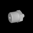 rhn_16_4n-7-wireframe.148.png Reducing pipe hex nipple pipe fitting 1" NPT to 1/4" NPT