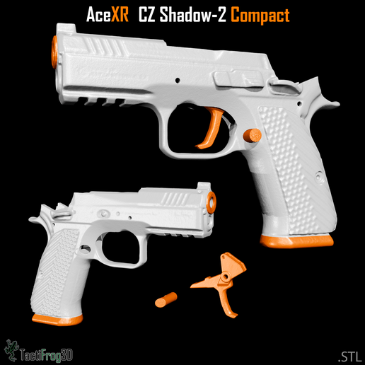 ♠️ Ace XR Shadow-2 Compact Handset - VR Pistol Frame Kit for