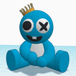 Captura-de-pantalla-2023-05-15-002222.png STL file Blue bebe rainbow friends・3D print object to download