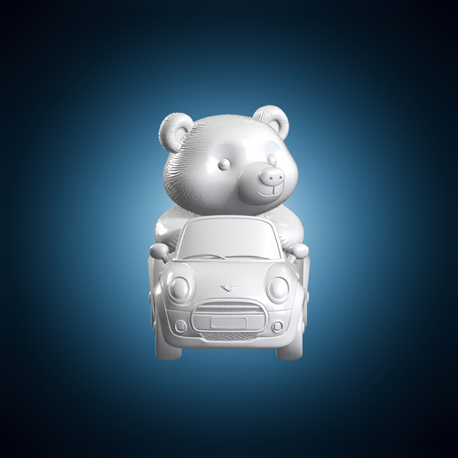 Bear Mini Coupe 3D Print Model