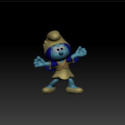 SmurflilyFront.jpg OBJ file Smurflily・3D print object to download, Exfusion