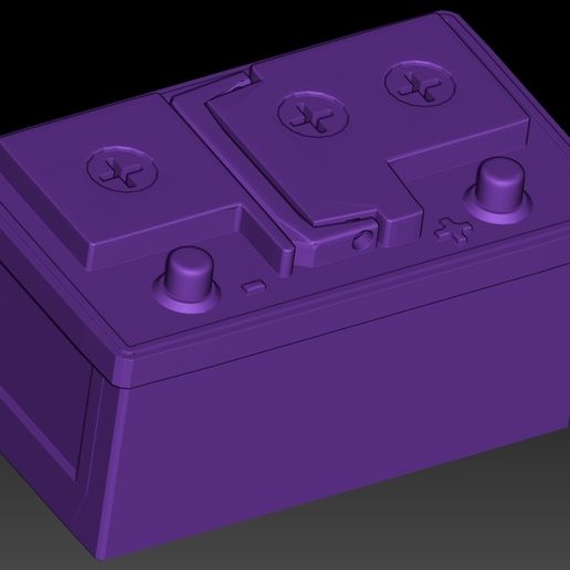 03.jpg Набор батареек - 7 единиц для 3D печати 1/24 и 1/18 масштаба)