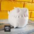 9.jpg Fat chibi shark 3D print model