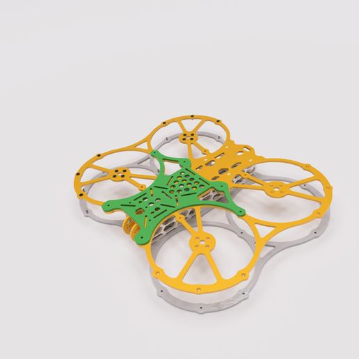 CineWhoop 5-Inch Frame – Replica of Lumenier QAV-PRO Whoop 5" | DXF + STEP + STL
