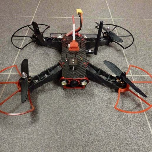 eTurbine TB250 support for video transmitter TS-351 - 3D model önizlemesi