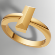 1.png Tiffany T Style Ring Bangle Set 3D Model STL 3DM Cad File
