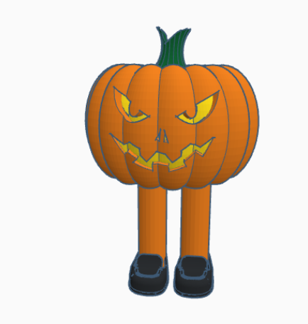 🎃 Pumpkin With Legs #Leg・Free STL File for ・Cults