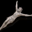 2.jpg Jesus pendant jewelry cross pray christian 3D print model