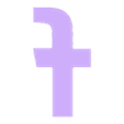 Facebook Logo.stl multicolor social medial logo boxes