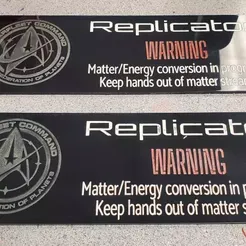 replicator-02.webp Star Trek Replicator Warning Plaque