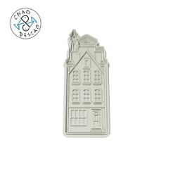 Building_9,5cm_08.jpg Файл STL Городские здания (№ 8) - Вырубка для печенья - Помадка - Полимерная глина・Шаблон для загрузки и 3D-печати