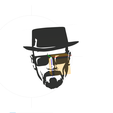 heisenberg.png heisenberg braking bad.  To stick on the wall with quick double tape