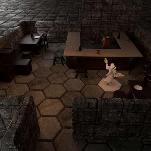 🎲 Bar Counter・Free STL File for 3D printing・Cults
