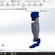 Bsouowors > @O-M- @- S->- = - Ble @- ENSAMBLE PROTESIS DE PIERNA,SLDASM Buscar comandos LL @@O_. mmx ee eo % & ig & g KL B & CircuitWorks PhotoView ScanTo3D SOLIDWORKS SOLIDWORKS SOLIDWORKS SOLIDWORKS TolAnaiyst SOLIDWORKS SOLIDWORKS SOLIDWORKS SOLIDWORKS 360 Motion Routing simulation Toolbox Flow Plastics Inspection” MBD SNL simuttion “Ensabige | Dseho | Croauls | Marca | Calcuor | Complementos de SOLIDWORKS [”/MBD_ | SOLIDWORKS CAM | SBR /4/S/Sir7 Iz. g » « ENSAMBLE PROTESIS DE PIERNA (Predetermina * (5 Historia [Bi sensores Anotaciones [{] Alzado (71 Planta (21 Vista lateral Li otigen (PIE DERECHO<1> (Predeterminado<<Pr @& ()RODILLA<1> -> (Predeterminado<<Prec @ () TORNILLO 1-8 PLG<1> (Predeterminado @ ()TORNILLO 1-8 PLG<2> (Predeterminado @ (6 TORNILLO 1-8 PLG<3> (Predeterminado @ ()TORNILLO 1-8 PLG<4> (Predeterminado © ()TWERCA TORNILLO 1-8 PLG<1> (Predete © (-) TUERCA TORNILLO 1-8 PLG<2> (Predete @ ()TUERCA TORNILLO 1-8 PLG<3> (Predete © () TWERCA TORNILLO 1-8 PLG<4> (Predete &@ ()TORNILLO 1-8 PLG<5> (Predeterminado © (-) TUERCA TORNILLO 1-8 PLG<5> (Predete Gy (5 TORNILLO 1-8 PLG<6> (Predeterminado ¥ > Pi AZAZB-OM/O2-a mea vies) _— TUGGING] Modeto | Vistas3D | Estudio de movimiento 1 | SOLIDWORKS Premium 2021 5.1 Insuficientemente definida__Editando Ensamblaje MGS ~_ © STL file ROBOTIC LEG PROSTHESIS FOR STUDENTS・3D print object to download