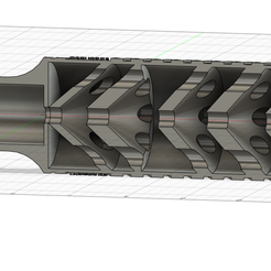 Pic-1.png Archivo STL Huben K1 Silenciador sin rosca 5,5mm・Idea de impresión 3D para descargar
