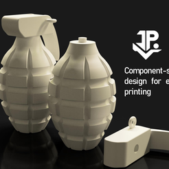 CULTS_001-1.png STL file HAND GRENADE_GRANADA・Template to download and 3D print
