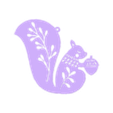 Squirrel.stl Рождественское украшение