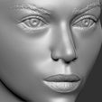 14.jpg Beautiful brunette woman bust ready for full color 3D printing TYPE 9