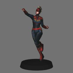 01.jpg Captain Marvel - Captain Marvel Movie LOW POLYGONS AND NEW EDITION