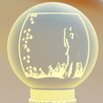 couple-12b.png STL file lithophane sphere couple 12 saint valentine・3D printer model to download
