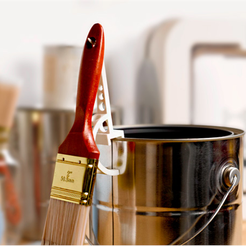download-3.png Free STL file Paint Brush Holder・3D printable model to download