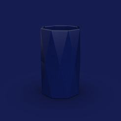 1201b020-5725-4f3c-946e-af6bf4e4fed6.png Free STL file 73. Facet Origami Geometric Planter Pot - V16 - Sania (Inches)・Design to download and 3D print