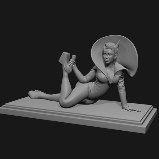 トップス L.G.B CARDI STL 🗿 Cardi B Glamorous 3D Statue – High Heel Diva Pose・Free STL