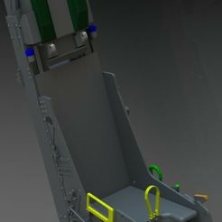 rendu1.jpg Ejection Seat Martin Baker MK16-US16T Northrop T-38 F-5 Talon 3D print model