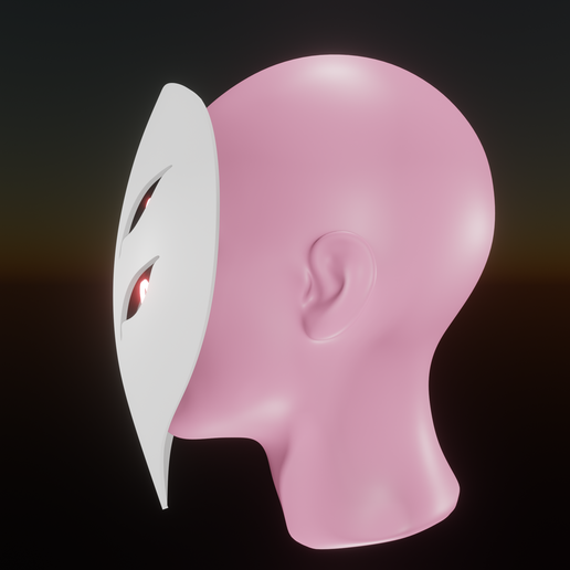 🎭 ME!ME!ME! Mask from Anime Clip・ STL File for 3D printing・Cults