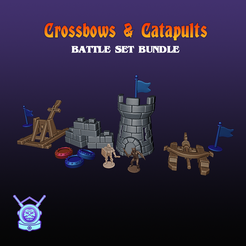 Battle-Set-Thumbnail.png Crossbows & Catapults Battle Set Bundle Vintage Complete Game