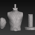 Eclate.png Красный рейнджер - Samurai Sentai Shinkenger - Бюст 3D