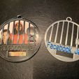 p4.jpg Facebook Jail Christmas Ornament Personalized