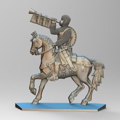 0.jpg OBJ-Datei Ritter zu Pferde 12・3D-druckbare Vorlage zum herunterladen, ypiter