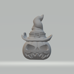 2.png STL file Halloween Pumpkin 3D Model 3D print model・3D print model to download, theone_x00x