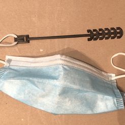 IMG_2753.jpg STL-Datei Mask strap extender (Short and Long) kostenlos・3D-Druck-Idee zum Herunterladen