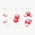 H2o2_Thumbnail.png Reaction of Hydrogen and Oxygen to Water