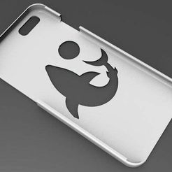 iphone_6_varios0009.jpg Free STL file iPhone 6 Basic Case red sharks・3D printable model to download