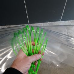 10 visière de protection avec clips.jpg Free STL file Clips for 3DVerkstan Protective Visors・3D printable model to download