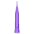 mercury atlas rocket model lowpoly.obj Mercury Atlas LV-3B Printable Rocket Model