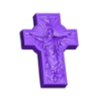 JESUS CRUZ.stl FACE OF CHRIST CANDLE CROSS - FACE JESUS CROSS - FACE JESUS CROSS - FACE JESUS CHRIST CROSS