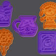 BACK 2.png Day of the Dead cookie cutter and fondant Mexico