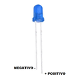 lote-100-diodos-led-5-mm-azul.jpg STL-Datei MUSTANG ELEKTRONISCHER SCHLÜSSELHALTER EASY・Modell für 3D-Drucker zum Herunterladen