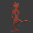 untitled3.png Lowpoly psx Hunter from Spyro the Dragon - FIXED TO PRINT