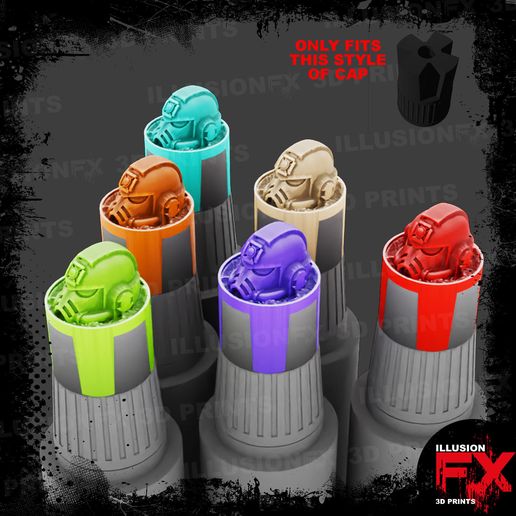 SPACE HELMET HEAD - AK INTERACTIVE QUICK GEN COLOUR COLOR TRANSLUCENT BOTTLE SWATCH SUPER MINI CAP - 18ML